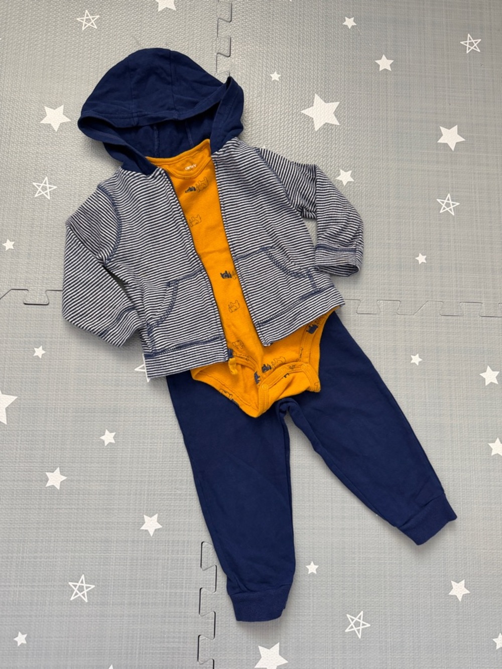 BOGO Carter’s - Elephant & Stripe Outfit, 18 months